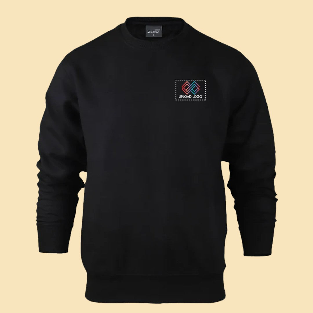 Stylish Crewneck Sweatshirt with embroidered logo