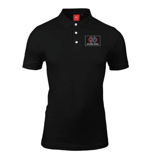 Youth Vibe Polo T-shirt with Embroidered Logo