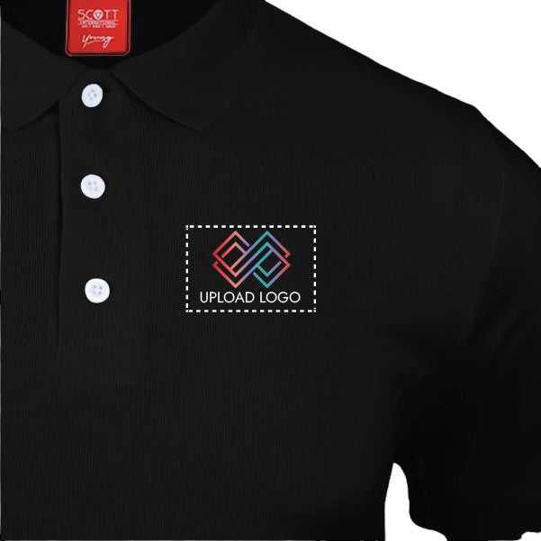 Youth Vibe Polo T-shirt with Embroidered Logo