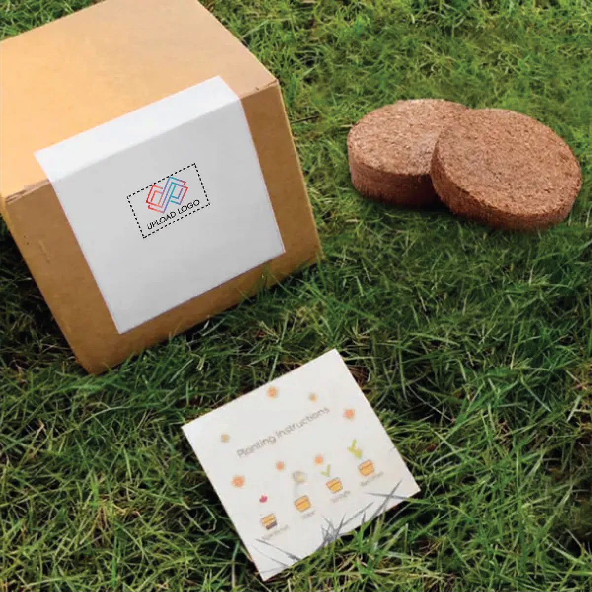 Brown Round Coco Pot