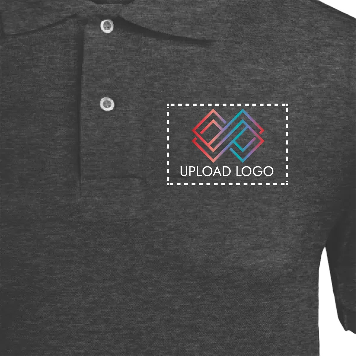 Bold Move Polo T-shirt with Embroidered Logo