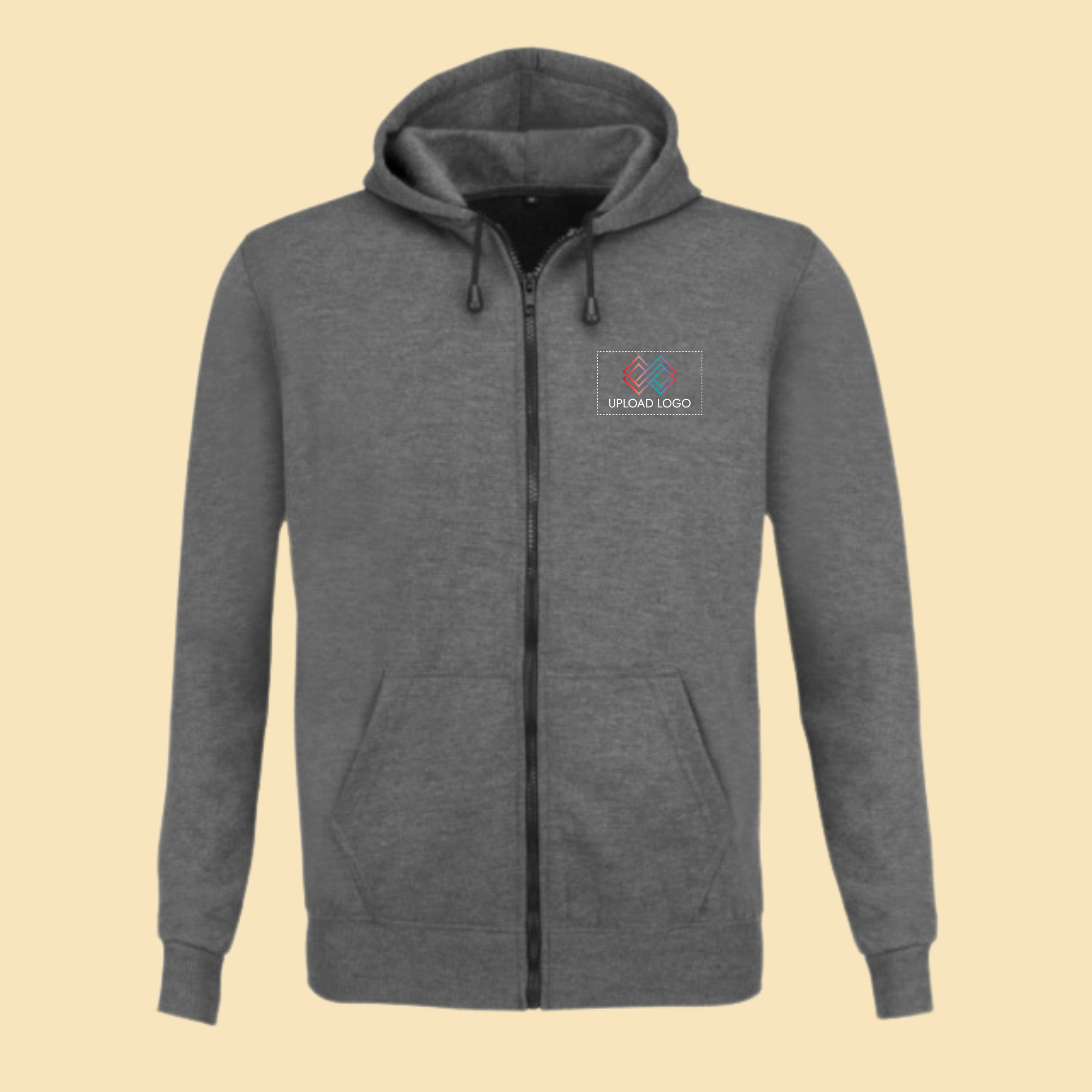 Pullover Hoodie with embroidered logo