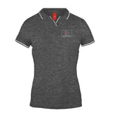 Women's Tipped Elegance Polo T-shirt with Embroidered Logo