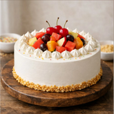 Classic Fresh Fruit Cream Cake