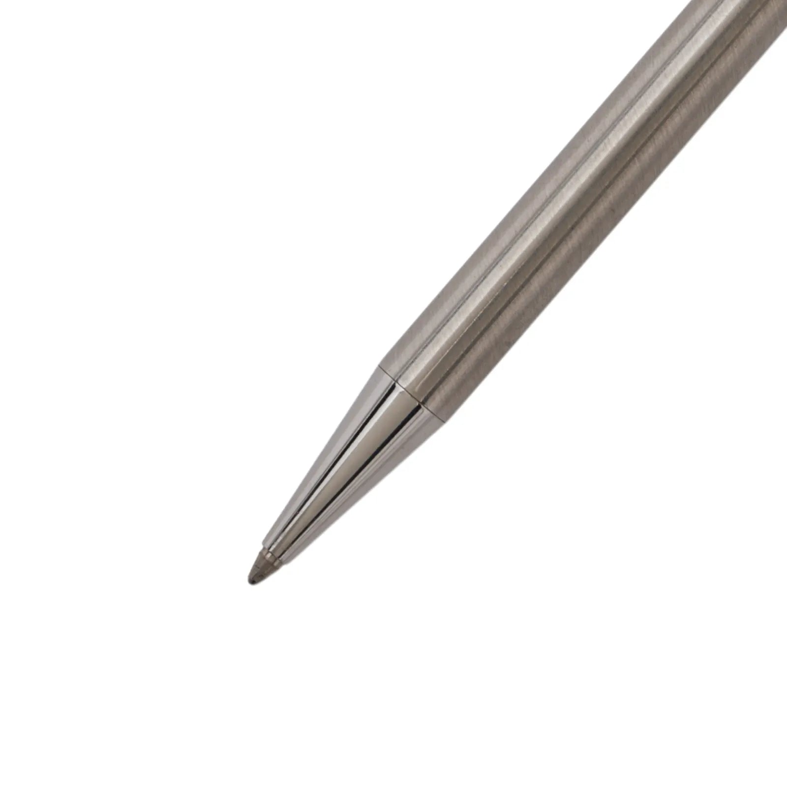 Metallic pen on a white background