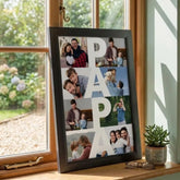 Customized Papa A4 Wall Poster Frame Gift For Father's Day