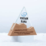 Pinnacle Achievement Triangle Trophy