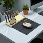 EcoBundle Bamboo Desk Set for Sustainable Workspaces
