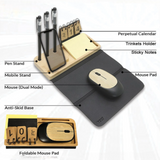 EcoBundle Bamboo Desk Set for Sustainable Workspaces