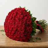 Enigmatic Love Red Roses Bouquet