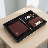 Estilo Brown Wallet,Keychain,Pen & Cardholder
