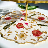 Floral 3 Tier Serving Stand