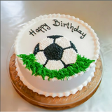 Football Love Birthday Cake