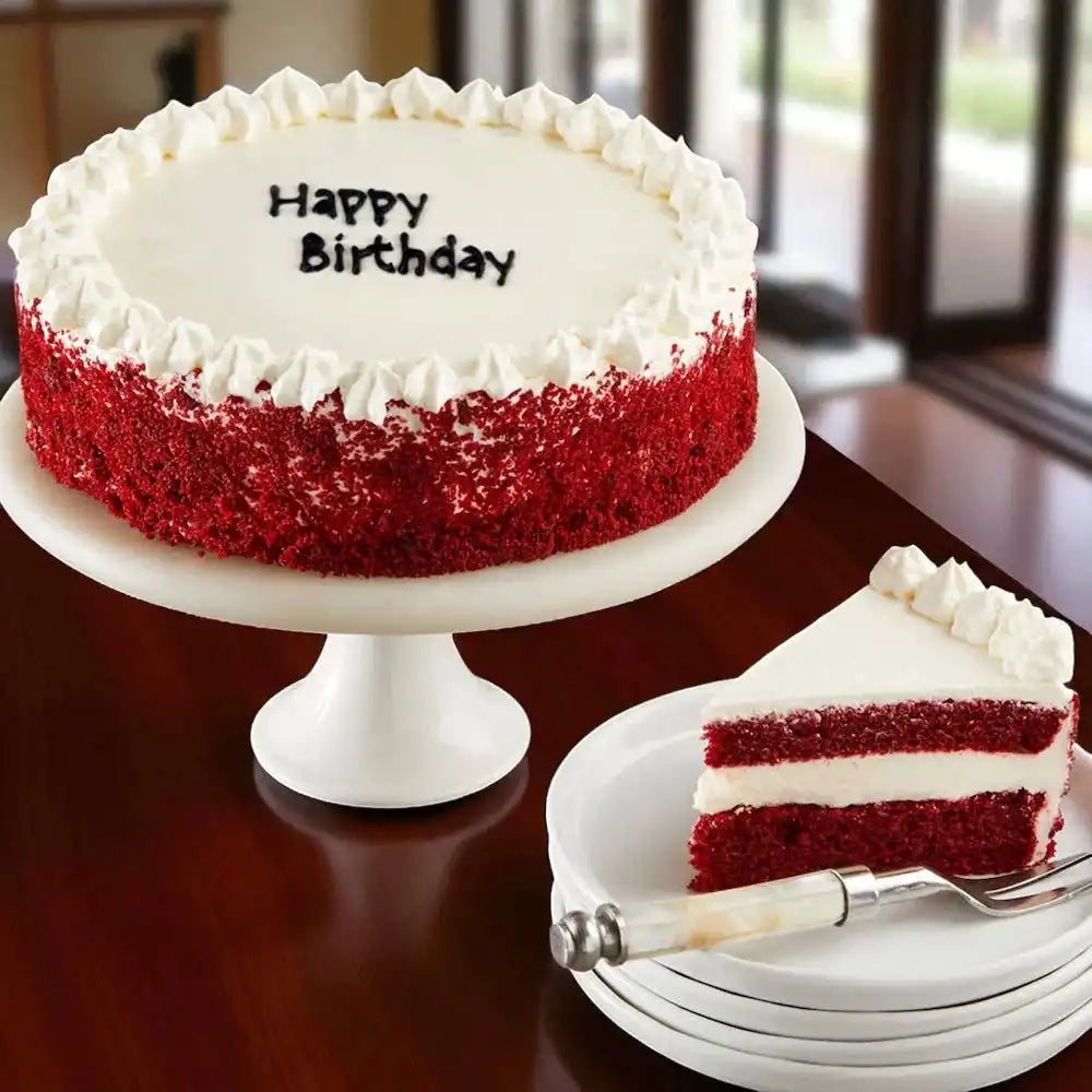 Red Velvet Name Cake