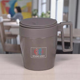 GROUND - 0 STEEL MUG CAPACITY -400ML BROWN