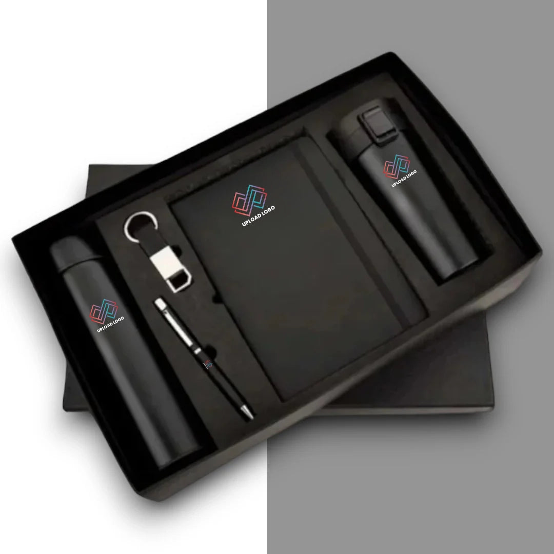 5 in 1 Black Gift Set for Employees