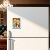 Personalized Mothers Day Magnet and Plant Combo