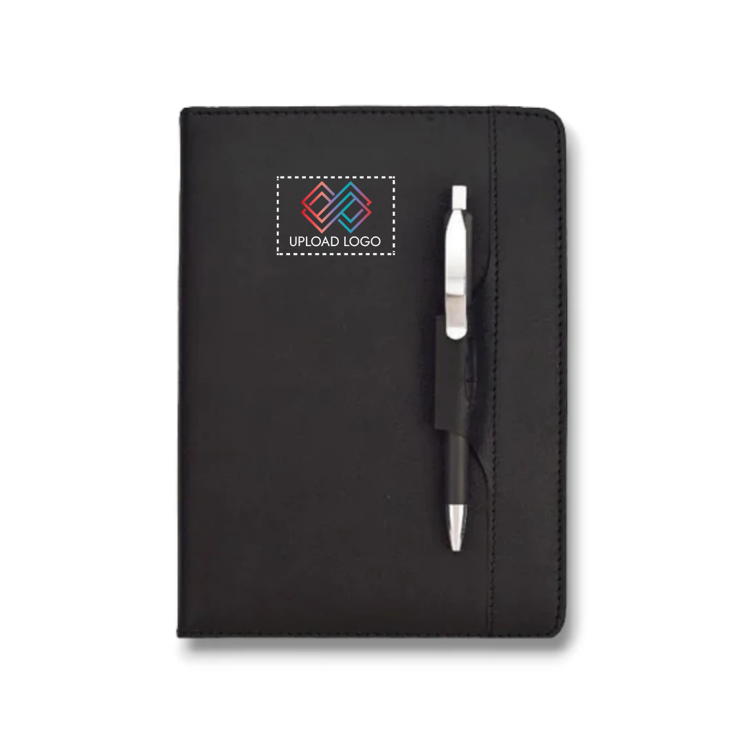 Elegant Pen With Diary Combo Set Black