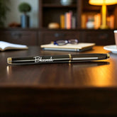 Gold Rollerball Pen with Personalization