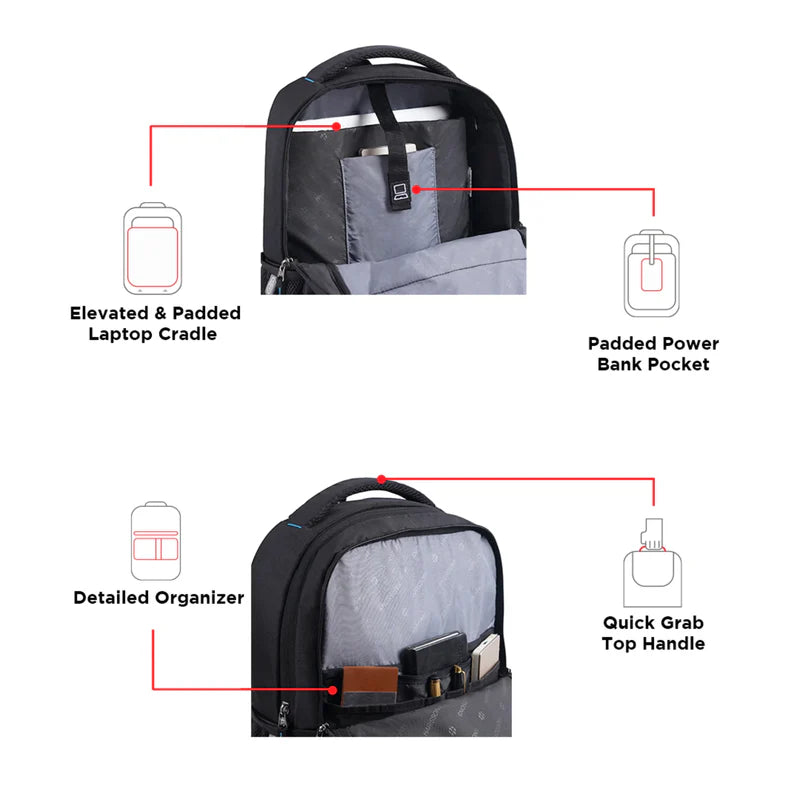 Volt 15.6 inch Office Laptop Backpacks (24 Ltrs)