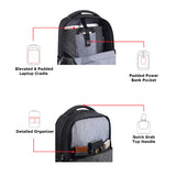 Volt 15.6 inch Office Laptop Backpacks (24 Ltrs)