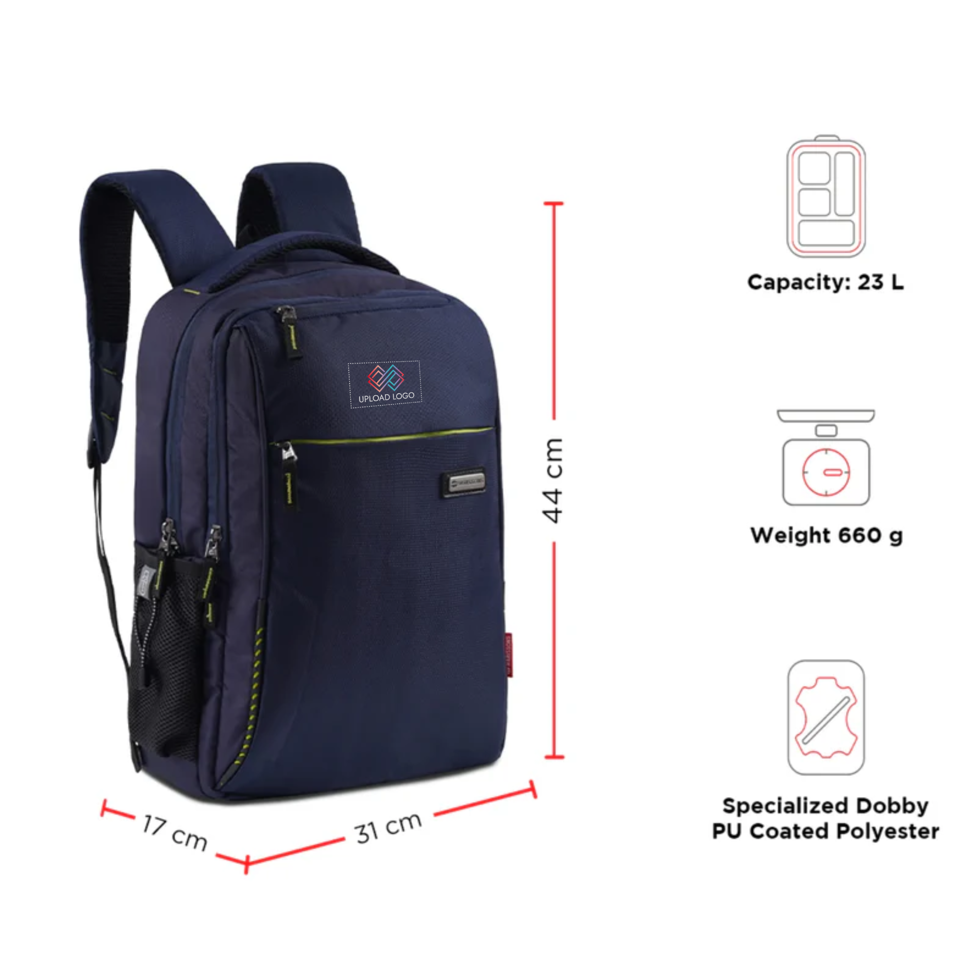Volt 15.6 inch Office Laptop Backpacks (24 Ltrs)