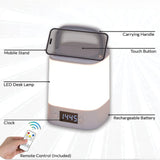 Gleam Desk Lamp with Clock & Remote - Smart Lighting Solution
