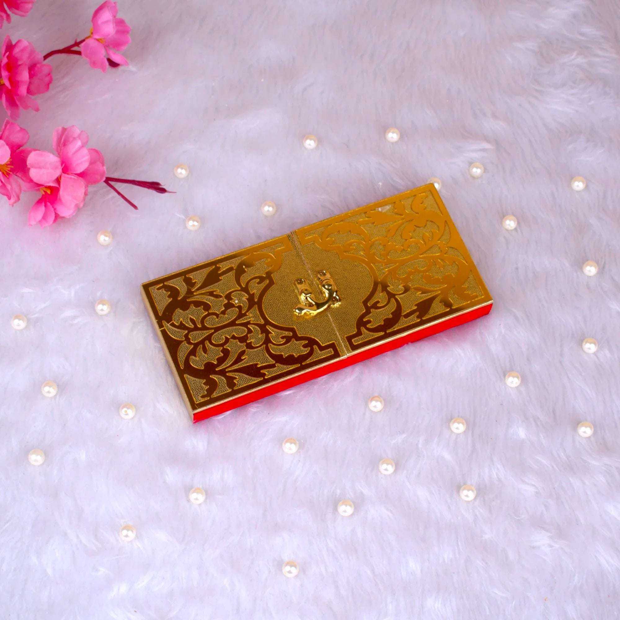 Personalised Golden Designer Cash Box