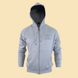 Blend Ease Zippered Hoodie with embroidered logo