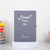 Blueprint for Action Grey Personalized Diary