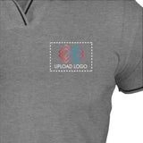 Women's Tipped Elegance Polo T-shirt with Embroidered Logo
