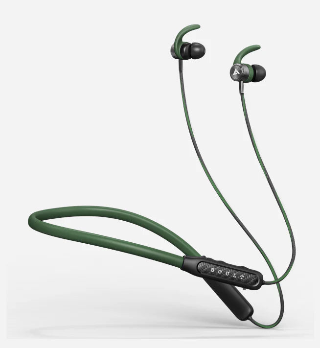 C Charge Wireless Neckband Earphones Green