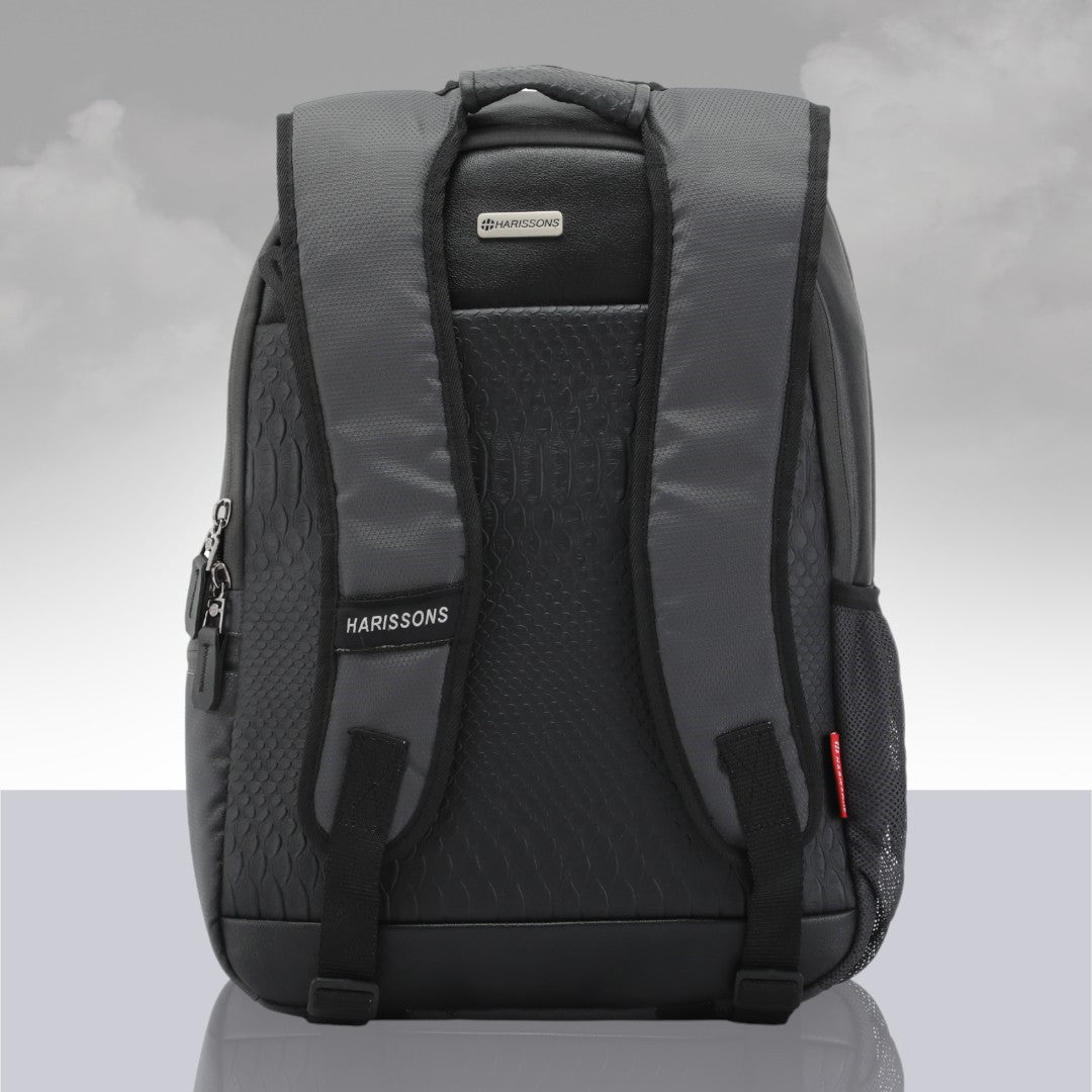 Twin Reversible (2-in-1) 14 inch Laptop Backpacks for Men and Women (Black, 16 Ltrs)