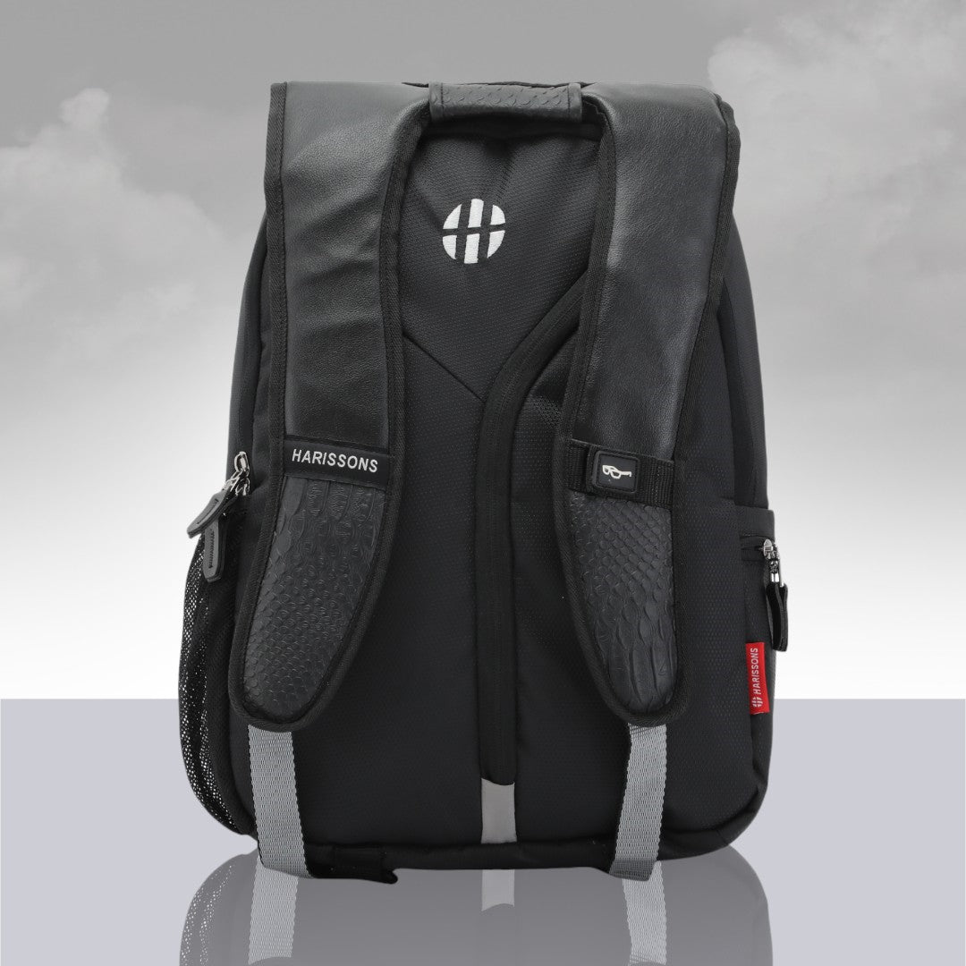 Twin Reversible (2-in-1) 14 inch Laptop Backpacks for Men and Women (Black, 16 Ltrs)