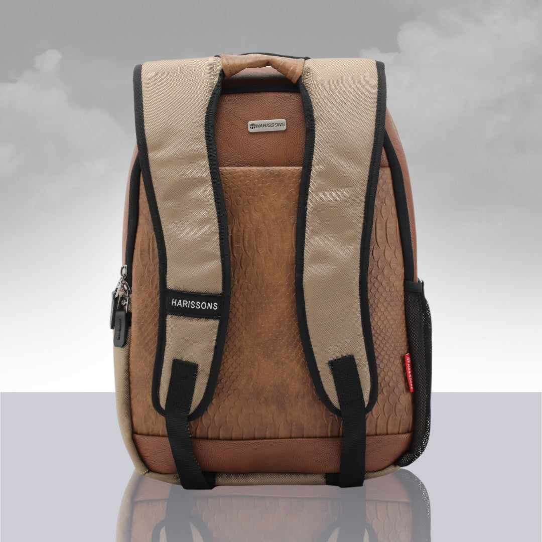 Twin Reversible (2-in-1) 14 inch Laptop Backpacks for Men and Women (Black, 16 Ltrs)