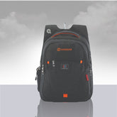 Delta Casual Laptop Backpack (39Ltrs) Black Orange
