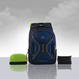 Glint 15.6 inch Casual Laptop Backpack with Rain Cover and Pouch (36 Ltrs)