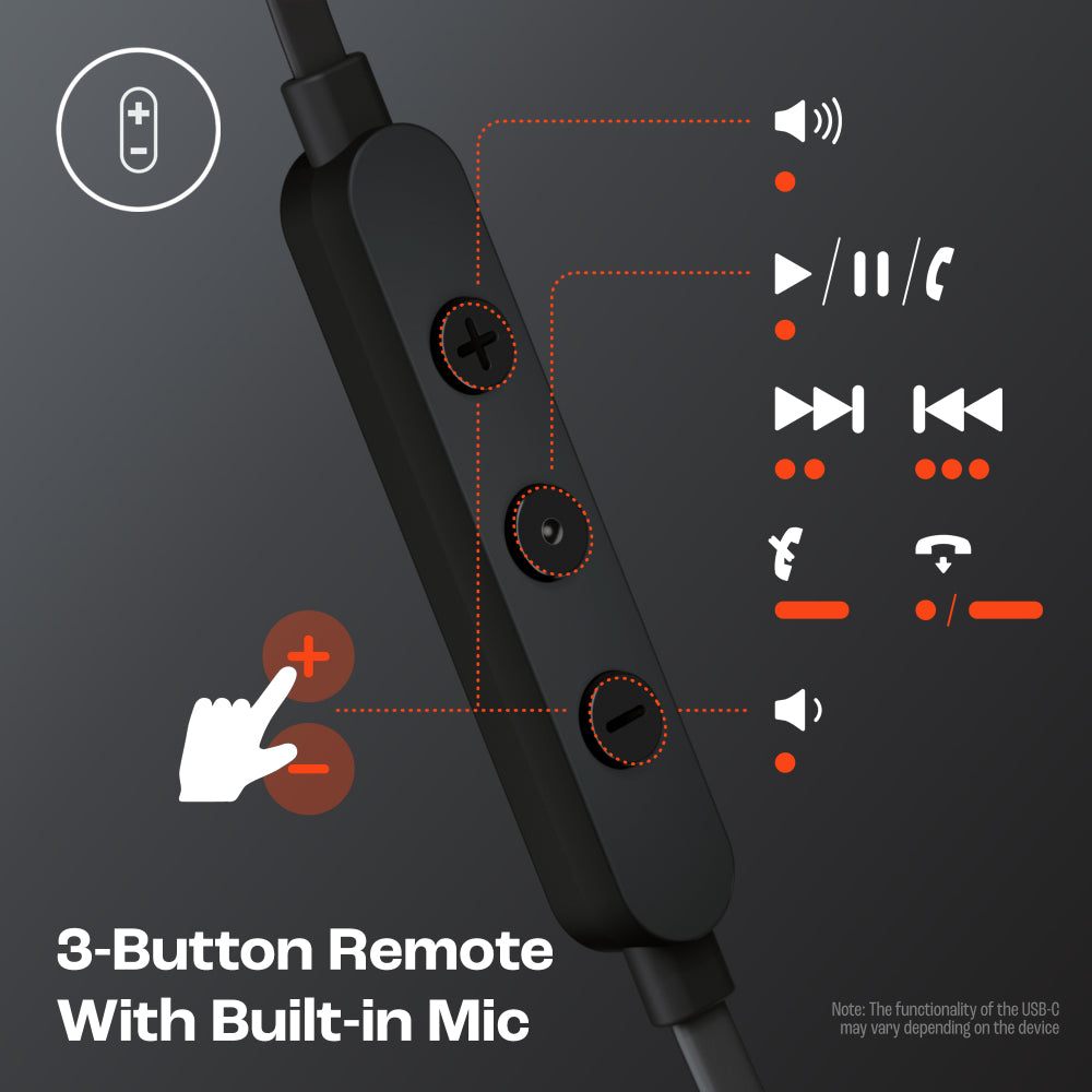 T310C Wired Earphones