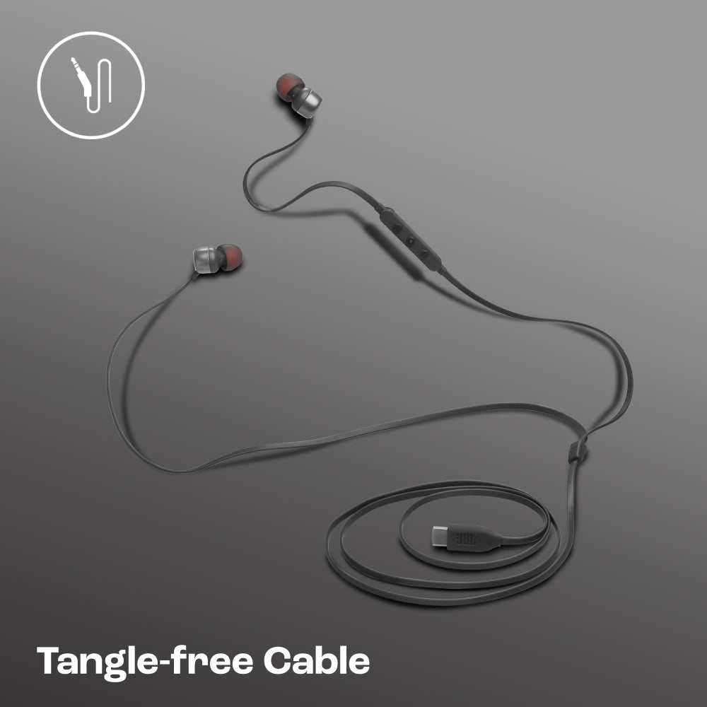 T310C Wired Earphones Black