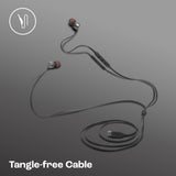 T310C Wired Earphones Black