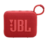 Front view of red Eco-Friendly BT Speaker GO4 with bold JBL logo and woven texture, ideal for corporate gifts and bulk orders.