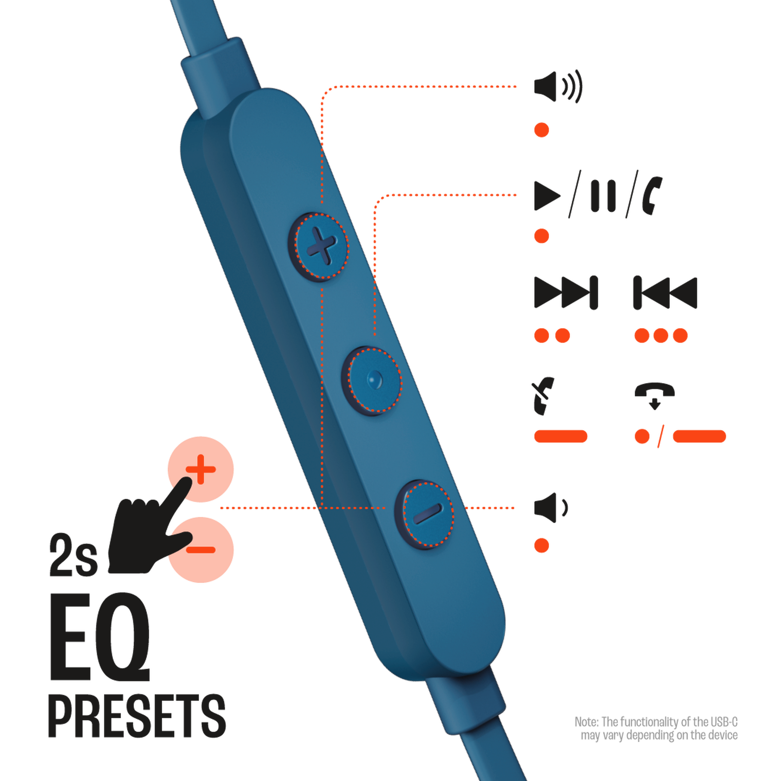 T310C Wired Earphones