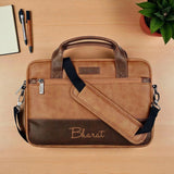 Faux Leather Shoulder Sleeve for Laptops