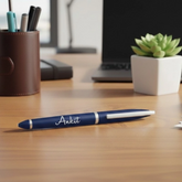 Luxury Blue Safari Personalized Pen