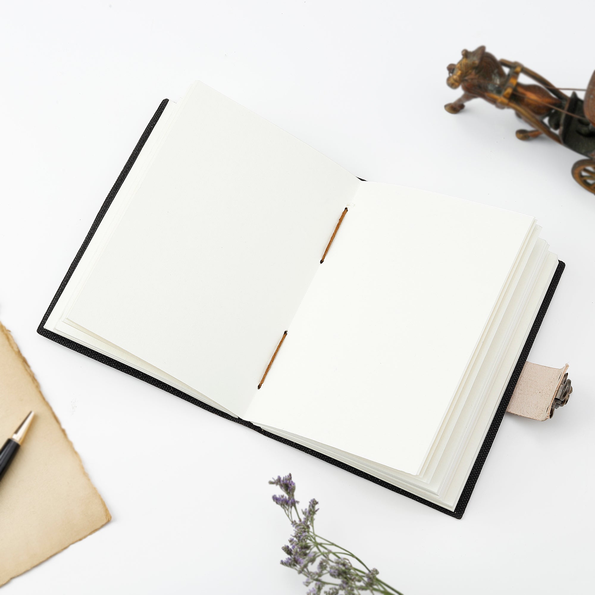 Twin Owls Vintage Leather Rugged Diary