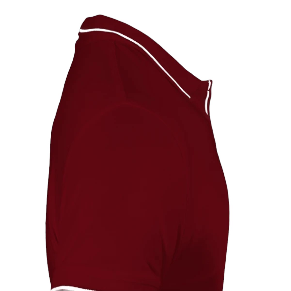 Women's Tipped Elegance Polo T-shirt with Embroidered Logo