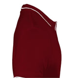 Women's Tipped Elegance Polo T-shirt with Embroidered Logo