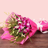 Mesmerizing Purple Orchid Bouquet