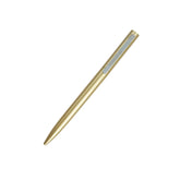 Gold pen on a white background