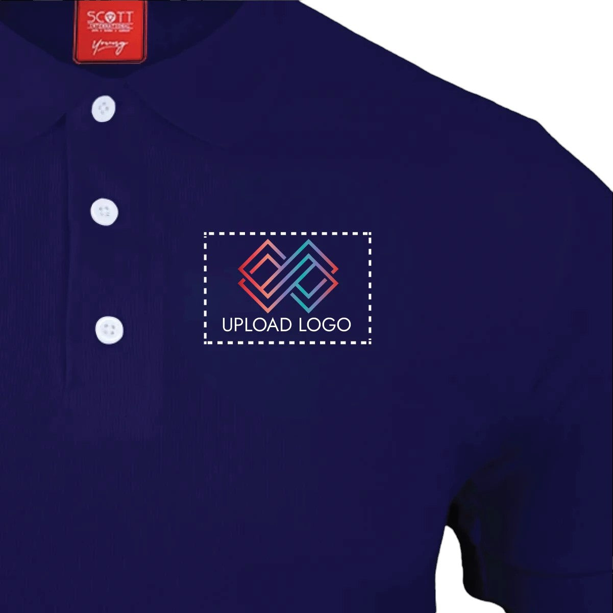 Youth Vibe Polo T-shirt with Embroidered Logo